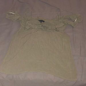 Kendall & Kylie - Green Ruffle Top